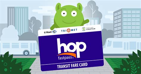 smart card portland oregon|Hop Fastpass Transit Fare Card for TriMet, C.